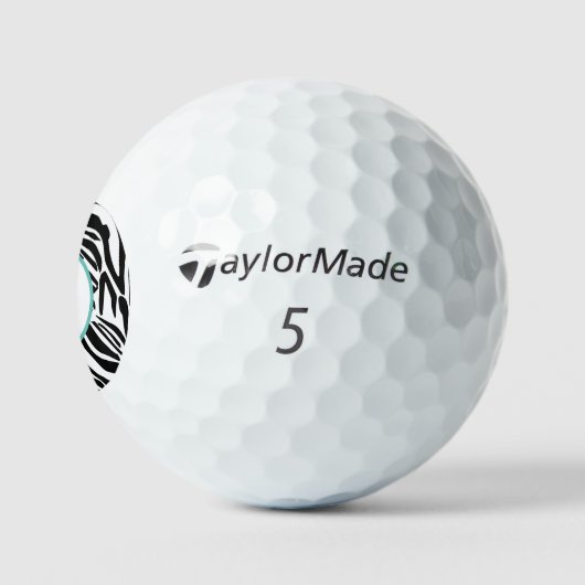 Balles De Golf Modèle Zebra (Logo)