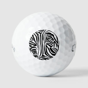 Balles De Golf Modèle Zèbre