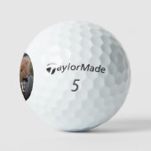 Balles De Golf Modern Love Custom Wedding Photo Couples Gifts (Logo)