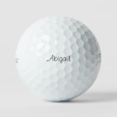 Balles De Golf Modern Simple Script Name Titleist Pro V1 (Recto)