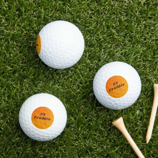 Balles De Golf Modifier le nom initial, ajouter (supprimer), oran (Herbe in situ)