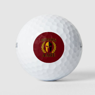 Balles De Golf Molon Labe Laurels, guerrier spartiate