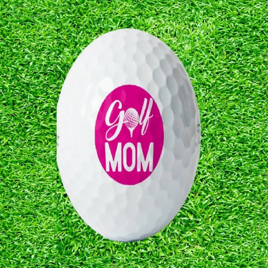 Balles De Golf MOM DE GOLF rose