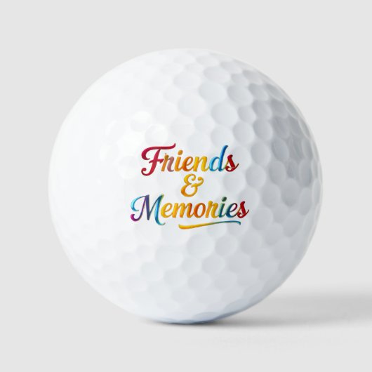 Balles De Golf "Moments Of Togetherness" (Recto)