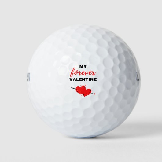 Balles De Golf Mon Forever Valentine Black (Devant)