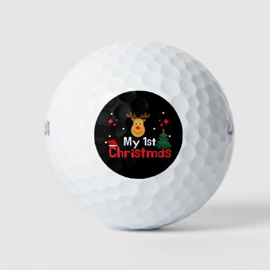 Balles De Golf Mon premier Noël (Devant)