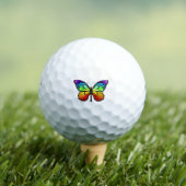 Balles De Golf Monarque papillon arc-en-ciel (T-shirt Insitu)