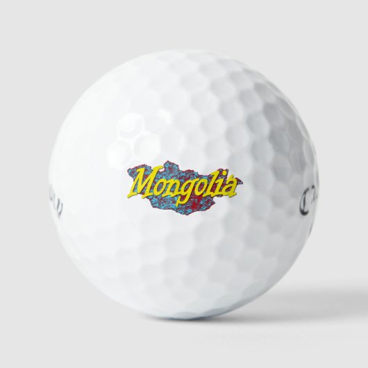 Balles De Golf Mongolie (Recto)