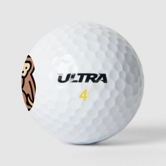 Balles De Golf Monkey (Logo)