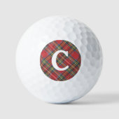 Balles De Golf Monogram Royal Stewart Tartan Value 3 pk (Recto)