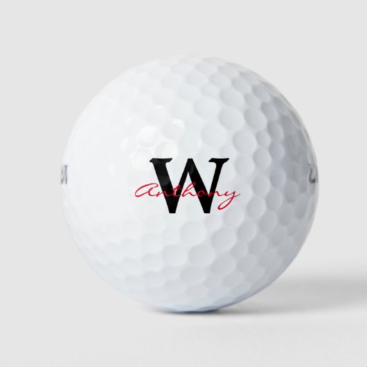 Balles De Golf Monogramme (Devant)
