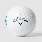 Balles De Golf monogramme bleu personnalisé (marquez vos boules d (Logo)