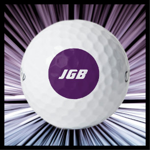 Balles De Golf Monogrammé Choisissez votre Arrière - plan couleur
