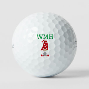 Balles De Golf Monogramme Christmas Elfe Golf Ball