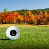 Balles De Golf Monogramme d'aquarelle rustique E maman