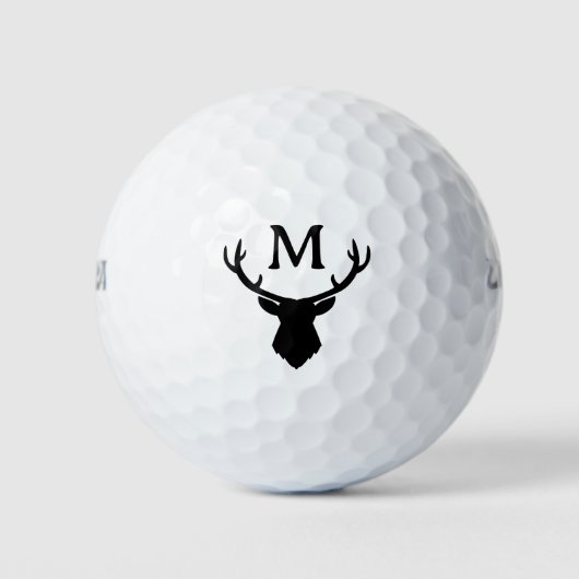 Balles De Golf Monogramme de cerfs (Devant)