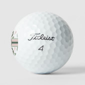 Balles De Golf Monogramme des femmes de golf modernes (Logo)