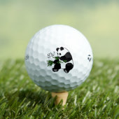 Balles De Golf Monogramme géant Panda (T-shirt Insitu)