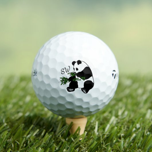 Balles De Golf Monogramme géant Panda (T-shirt Insitu)