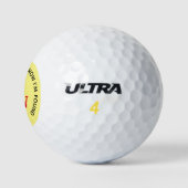 Balles De Golf MONOGRAMME Golfeur Balançant Écriture Perdue Trouv (Logo)