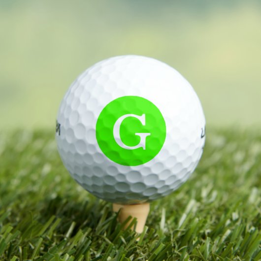 Balles De Golf Monogramme initial (T-shirt Insitu)