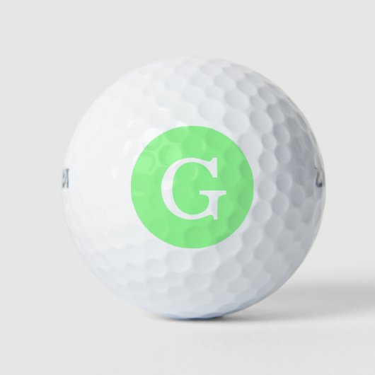 Balles De Golf Monogramme initial (Devant)