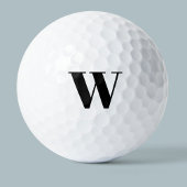 Balles De Golf Monogramme initial simple