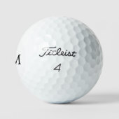 Balles De Golf Monogramme initial simple personnalisé (Logo)