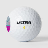 Balles De Golf Monogramme Initial Stylisé Moderne (Logo)
