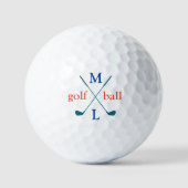 Balles De Golf Monogramme . logo personnalisé (Recto)