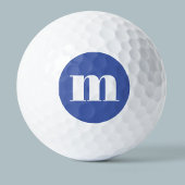 Balles De Golf Monogramme moderne initial