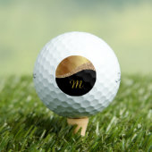 BALLES DE GOLF MONOGRAMME NOIR WALD BALLS (T-shirt Insitu)