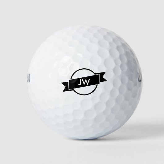 Balles De Golf Monogramme personnalisé (Devant)