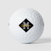Balles De Golf monogramme personnalisé (Devant)