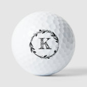 Balles De Golf Monogramme personnalisé (Recto)