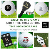 Balles De Golf Monogramme personnalisé à deux couches avec prénom