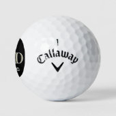 Balles De Golf Monogramme personnalisé DAD avec prénom (Logo)
