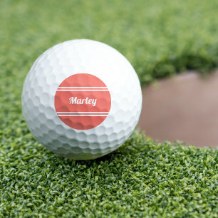 Balles De Golf Monogramme personnalisé de la classique de sports