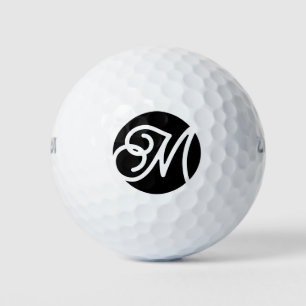 Balles De Golf Monogramme personnalisé Nom du cercle Boule de gol