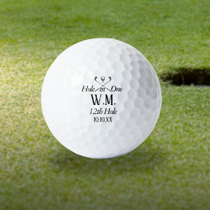 Balles De Golf Monogramme personnalisé pour un trou en un