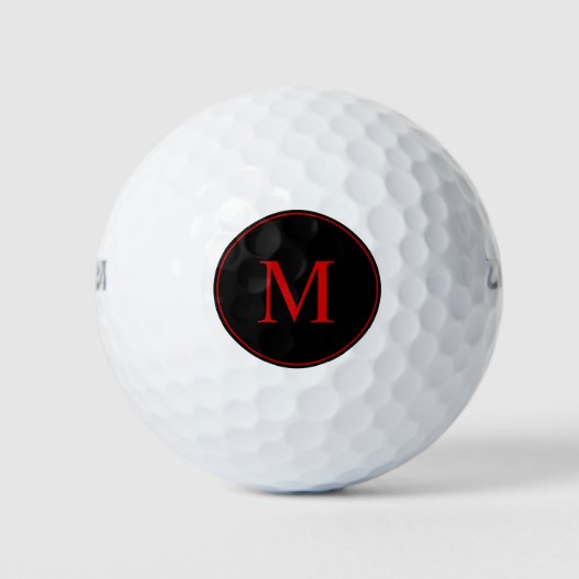 Balles De Golf Monogramme personnalisé Sweet Spot (Devant)