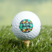 Balles De Golf Monogramme triangulaire Abstrait Boule de golf per (T-shirt Insitu)