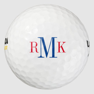 Balles De Golf Monogramme | Trois initiales