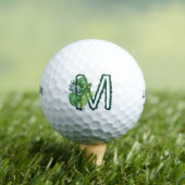 Balles De Golf Monogramme vert Feuille Tropical M (T-shirt Insitu)