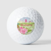 Balles De Golf Monogrammes Sur Le Golf (Recto)