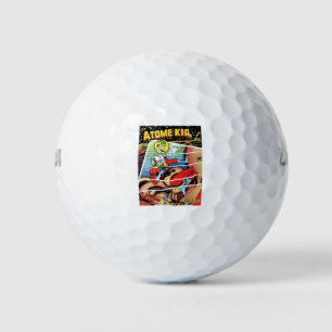 Balles De Golf Monster - Scifi - Astronaut - Retro France Couvert