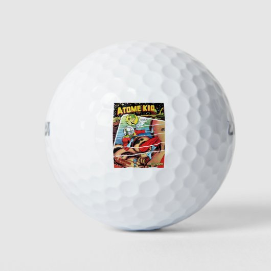 Balles De Golf Monster - Scifi - Astronaut - Retro France Couvert (Devant)