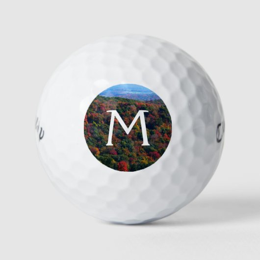 Balles De Golf Montagnes des Appalaches à l'automne (Devant)