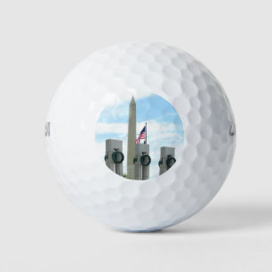 Balles De Golf Monument Washington et mémorial de la Seconde Guer