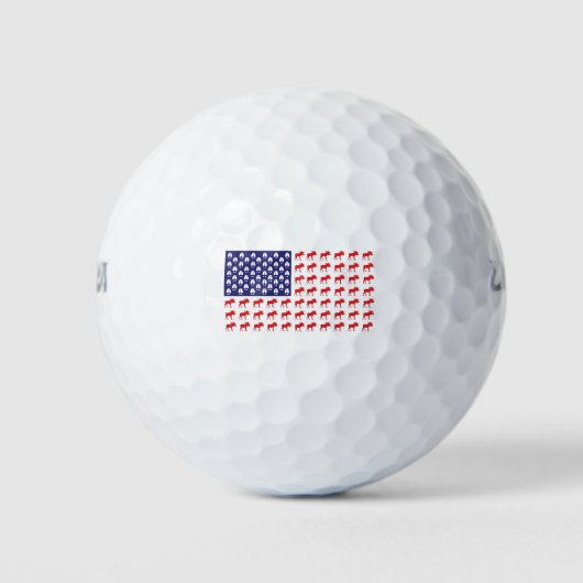 Balles De Golf MOOSE American FLAG (Devant)